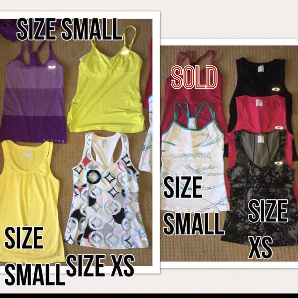 Oakley workout tanks